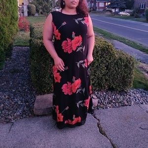 Rose Maxi Dress - Coldwater Creek - Size XL